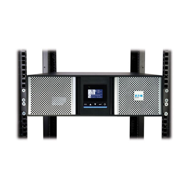 Eaton 9PX G2 6kVA 5.4kW 208V Double-Conversion UPS - L6-30P or Hardwired Input, 6 C39 and 6 C13 Outlets, Network Card, 3U Rack/Tower - 9PX6KIECG2