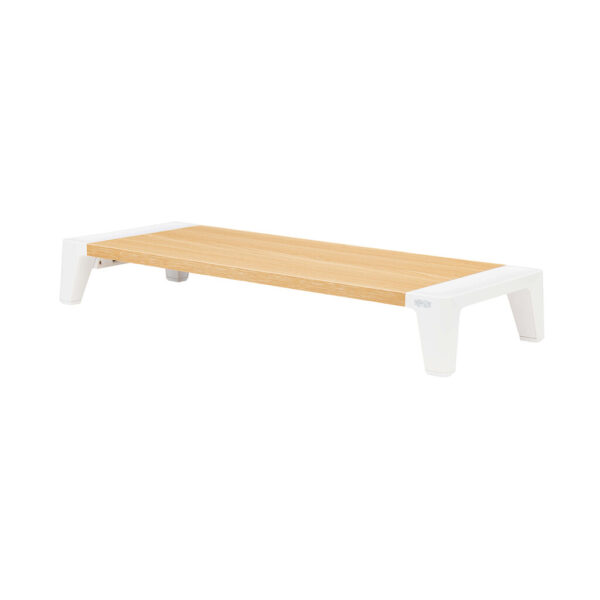 d5a1642308f8ba5a9390bce459438f54 Tripp Lite series Monitor Riser for Desk - Wood Top, USB-A Charge and Data Ports