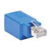 Tripp Lite series Cisco Serial Console Rollover Adapter (M/F) - RJ45 to RJ45, Shielded, Blue