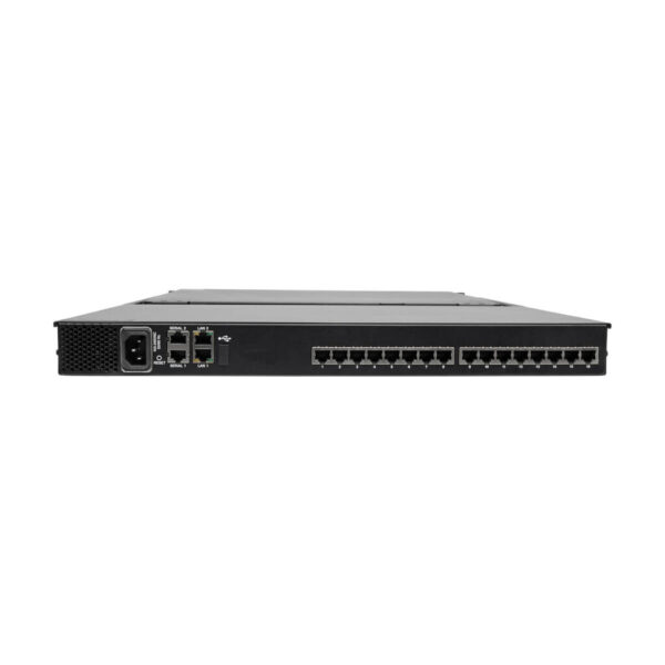 Tripp Lite series NetCommander 16-Port Cat5 KVM over IP Switch - 19 in. LCD, 2 Remote + 1 Local User, 1U Rack-Mount, TAA