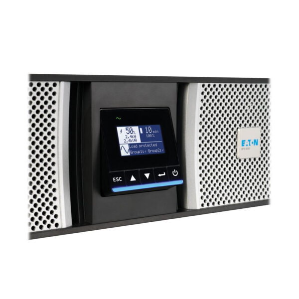 Eaton 9PX G2 5kVA 5kW 200-240V In, 120/240V Out Online UPS, L6-30P Input, 6x 5-20R, 1x L6-30R, 1x L14-30R, Network Card, 6U Rack/Tower - 9PX5KP1G2