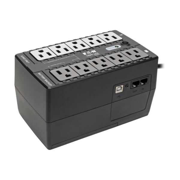 d63dd60c1bc0bd58477b51573c9969dc Tripp Lite series 550VA 300W Standby UPS - 10 NEMA 5-15R Outlets, 120V, 50/60 Hz, 5-15P Plug, ENERGY STAR, Desktop/Wall