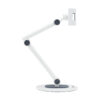 d63fc28d282ea5e192f8703c4ac93275 Tripp Lite series Full-Motion Flexible Long-Arm Desktop Smartphone and Tablet Mount, White