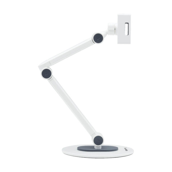 d63fc28d282ea5e192f8703c4ac93275 Tripp Lite series Full-Motion Flexible Long-Arm Desktop Smartphone and Tablet Mount, White
