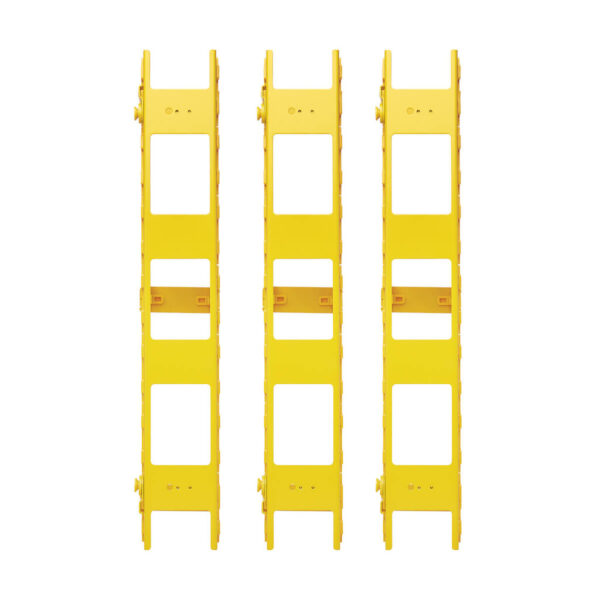 d6528f6cf2b2a110472fc92a9347330e Tripp Lite series High-Capacity Vertical Cable Manager - Double Finger Duct, Yellow, 6 ft. (1.8 m)