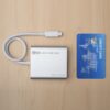 Tripp Lite series 4-Port USB-C Hub, USB 3.x (5Gbps), 4x USB-A Ports, USB Micro-B Power Input, Silver