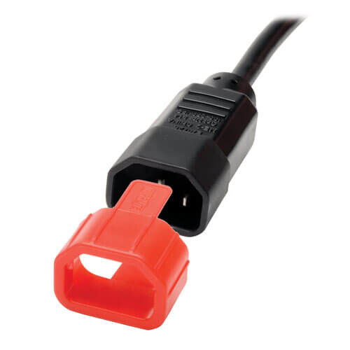 d67c378f081f03533881be97d0478a13 Tripp Lite series Plug-Lock Inserts (C14 power cord to C13 outlet), Red, 100 pack