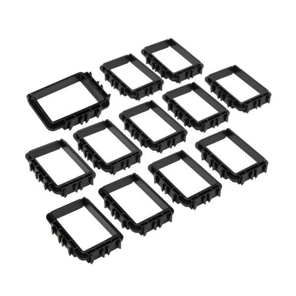 Tripp Lite series Cable Management D-Rings for Rack Enclosures - Button Mount, Large, 3 x 4 in., 12 Pack
