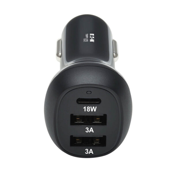 Tripp Lite U280-C03-36W-1B mobile device charger Universal Black Cigar lighter Fast charging Auto