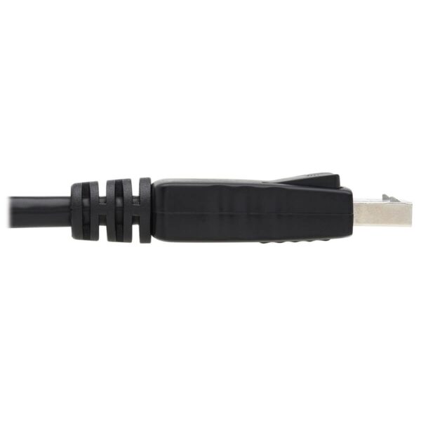 Tripp Lite series Safe-IT High-Speed DisplayPort Antibacterial Cable with Latching Connectors (M/M), UHD 4K 60 Hz, 6 ft. (1.83 m)