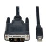 Tripp Lite series Mini DisplayPort 1.2 to DVI Adapter Cable (M/M), 1080p, 6 ft. (1.8 m), TAA