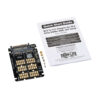 d723c68738857ce52ed7e6745b9ba805 Tripp Lite series U.2 to M.2 Adapter for M.2 PCIe NVMe SSD, SFF-8639