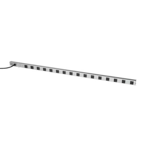 Tripp Lite series 16-Outlet Industrial Surge Protector, 15 ft. (4.57 m) Cord, 1650 Joules, Metal Housing, 48 in. Length