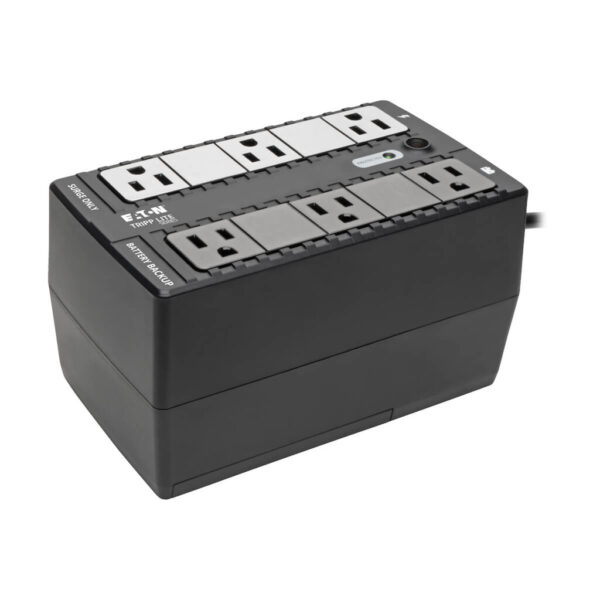 d74cff4a9627af09329ca3e4c3855f65 Tripp Lite series 120V 350VA 210W Standby UPS - 6 NEMA 5-15R Outlets, 50/60 Hz, 5-15P Plug, Desktop/Wall Mount