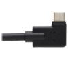 d7583560ac339a675e4584a6e71b6f54 Tripp Lite series USB-C Extension Cable (M/F) - USB 3.2 Gen 2 (10Gbps), Thunderbolt 3 Compatible, Right-Angle Plug, 20 in. (0.5 m)