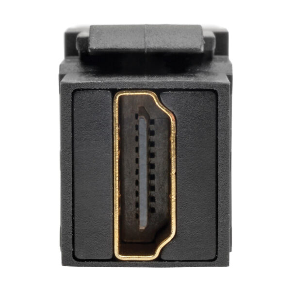 Tripp Lite series HDMI All-in-One Keystone/Panel Mount Angled Coupler (F/F), Black