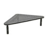 Tripp Lite series Monitor Riser for Desk, 12 x 20 in. - Height Adjustable, Corner, Metal, Black