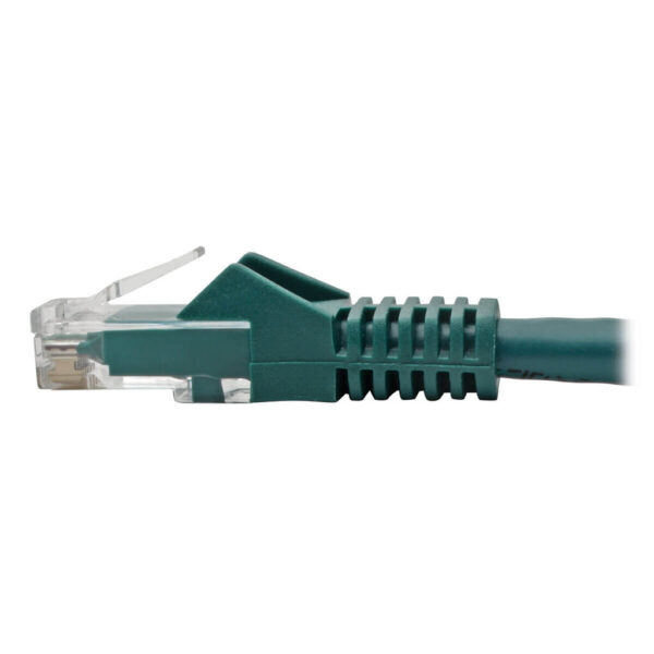 d7da71937288910f96b801de497c1105 Tripp Lite series Cat6 Gigabit Snagless Molded (UTP) Ethernet Cable (RJ45 M/M), PoE, Green, 35 ft. (10.67 m)