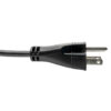 Tripp Lite series Hospital-Grade Power Cord, NEMA 5-15P to C13 - Green Dot, 10A, 125V, 18 AWG, 8 ft. (2.43 m) Coiled Cord, Black