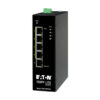 Tripp Lite series 5-Port Unmanaged Industrial Gigabit Ethernet Switch - 10/100/1000 Mbps, PoE+ 30W, -10° to 60°C, DIN Mount, TAA