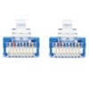 d825fe8c80fd9c8105596067abb4aae0 Tripp Lite series Cat6 Gigabit Molded Ultra-Slim UTP Ethernet Cable (RJ45 M/M), Blue, 6-in. (15.24 cm)