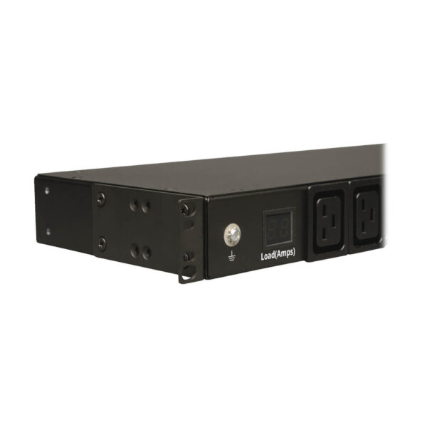 d843dfc9e2b6885702ad0ca5a9e4e173 Tripp Lite series 3.7kW Single-Phase Local Metered PDU, 208/230V (8 C13 & 2 C19), C20 / L6-20P Adapter, 12 ft. (3.66 m) Cord, 1U Rack-Mount, TAA