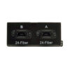 Tripp Lite series 100Gb/120Gb to 40Gb Breakout Cassette - (x2) 24-Fiber MTP/MPO ( Male with Pins ) to (x6) 12-Fiber OM4 MTP/MPO ( Male with Pins )