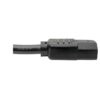 Tripp Lite series Power Cord C14 to C15 - Heavy-Duty, 15A, 250V, 14 AWG, 6 ft. (1.83 m), Black