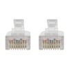 d8c5e39e2d2a438cdec69705ebec4054 Tripp Lite series Cat6 Gigabit Snagless Slim UTP Ethernet Cable (RJ45 M/M), PoE, Blue, 8-in. (20.32 cm)