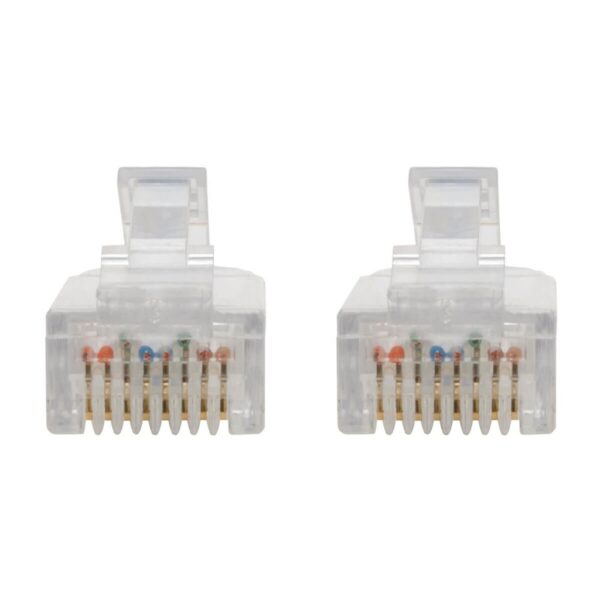 d8c5e39e2d2a438cdec69705ebec4054 Tripp Lite series Cat6 Gigabit Snagless Slim UTP Ethernet Cable (RJ45 M/M), PoE, Blue, 8-in. (20.32 cm)