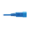 d9097a039501425828abd8419956a0ce Tripp Lite series PDU Power Cord, C13 to C14 - 10A, 250V, 18 AWG, 2 ft. (0.61 m), Blue