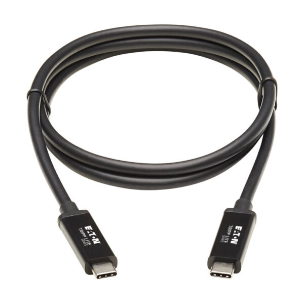 Tripp Lite series Thunderbolt 3 Active Cable (M/M) - 40 Gbps, 5A 100W Power Delivery, 4K/60 Hz, 1M (3.28 ft.), Black
