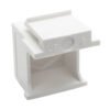 d918be819b7a3a99708a5184c9df4dd1 Tripp Lite series Snap-In Blank Keystone Jack Insert, White, 10 Pack, TAA