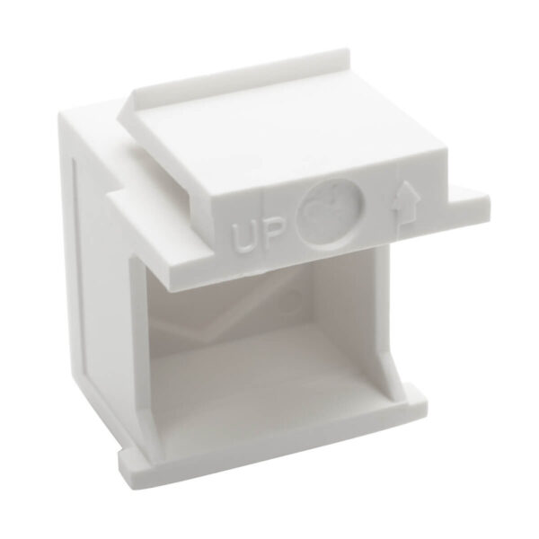 d918be819b7a3a99708a5184c9df4dd1 Tripp Lite series Snap-In Blank Keystone Jack Insert, White, 10 Pack, TAA