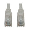 Tripp Lite series Cat6a 10G Snagless Molded UTP Ethernet Cable (RJ45 M/M), PoE, White, 5 ft. (1.5 m)