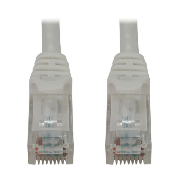 Tripp Lite series Cat6a 10G Snagless Molded UTP Ethernet Cable (RJ45 M/M), PoE, White, 5 ft. (1.5 m)