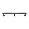 Tripp Lite series Extra-Wide Dual-Monitor Riser for Desk, 39 x 10 in. - Wood, Black