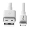 Tripp Lite series USB-A to Lightning Sync/Charge Cable (M/M) - MFi Certified, White, 3 ft. (0.9 m)