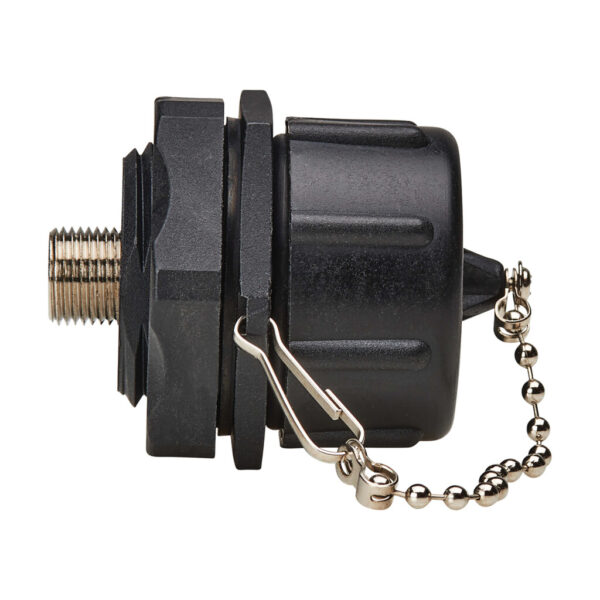 Tripp Lite series Rigid Industrial F-Type Adapter (M/F) - IP68, Black