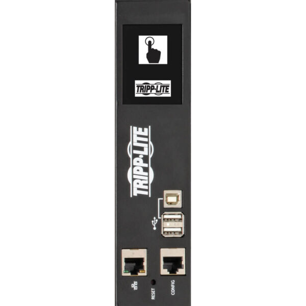 Tripp Lite series 14.5kW 200-240V 3PH Monitored PDU - LX Interface, Gigabit, 48 Outlets, IEC 309 60A Blue Input, LCD, 3 m Cord, 0U 1.8 m Height, TAA
