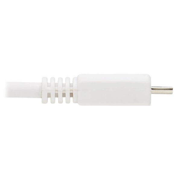 Tripp Lite series Safe-IT USB 2.0 A to Micro-B Antibacterial Cable (M/M), White, 3 ft. (0.91 m)