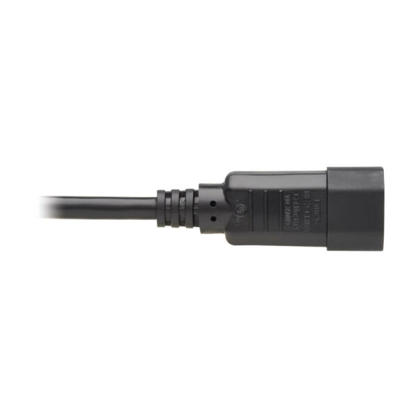 d992603ff07c2a9bf6584a957ea09953-2 Tripp Lite series PDU Power Cord, C13 to C14 - 13A, 250V, 16 AWG, 5 ft. (1.52 m), Black