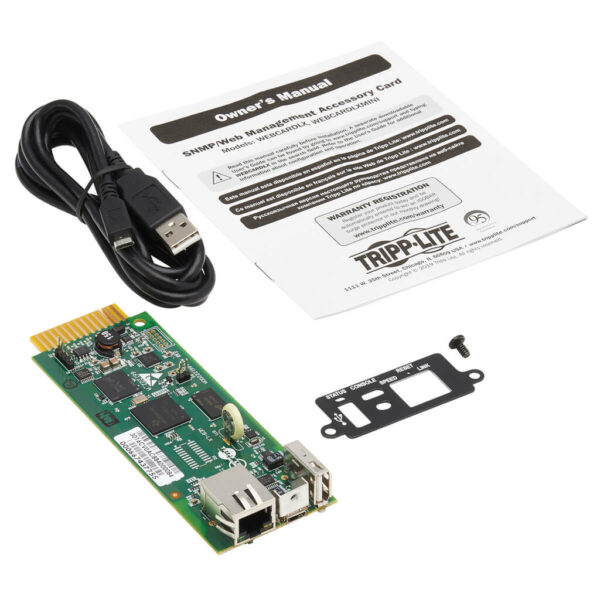 Tripp Lite series WEBCARDLXMINI Network Card for Select UPS Systems, TAA