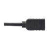 Tripp Lite series DisplayPort to HDMI Video Adapter Video Converter (M/F), HDCP, Black, 6 in. (15 cm)