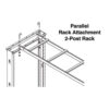 Tripp Lite series SmartRack Hardware Kit - Connects SRCABLELADDER to a wall or Open Frame Rack