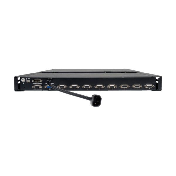 Tripp Lite series NetController 8-Port 1U Rack-Mount Console KVM Switch with 19-in. LCD, TAA