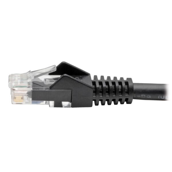 Tripp Lite series Cat6 Gigabit Snagless Molded (UTP) Ethernet Cable (RJ45 M/M), PoE, Black, 75 ft. (22.86 m)