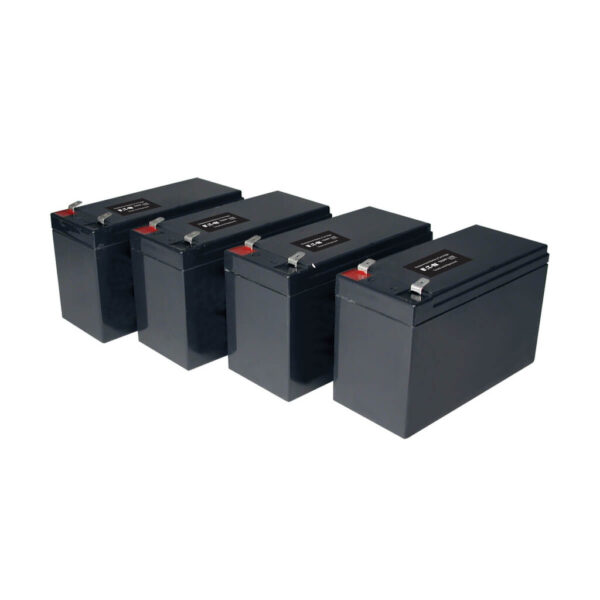 Tripp Lite series 4x 12V 9AH UPS Replacement Battery Cartridge Kit for Select Best, Powerware, Liebert and Other UPS