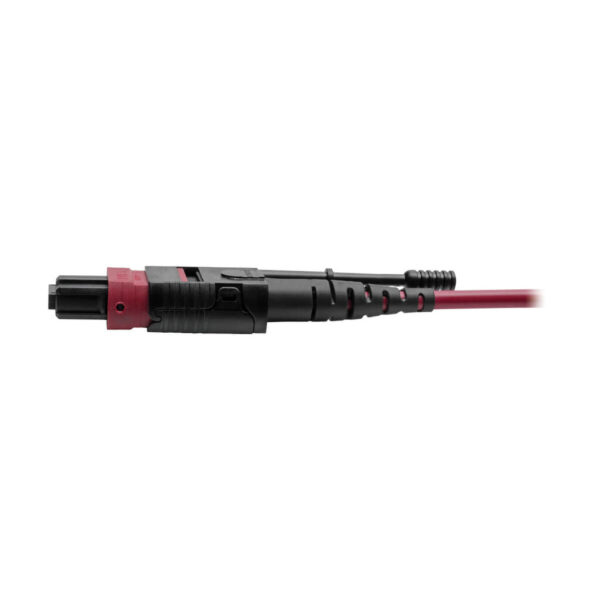 Tripp Lite series MTP/MPO Parallel Optics Base-8 Migration Fiber Adapter, Polarity A to B, 12 Fiber, 40GB/100GB, OM4 M/F, Magenta, 8 in.