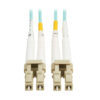 dae359153c166205fa90ffc77ad24740 Tripp Lite series 10Gb/40Gb/100Gb Duplex Multimode 50/125 OM4 LSZH Fiber Patch Cable (LC/LC), Aqua, 3M (9.8 ft.), TAA